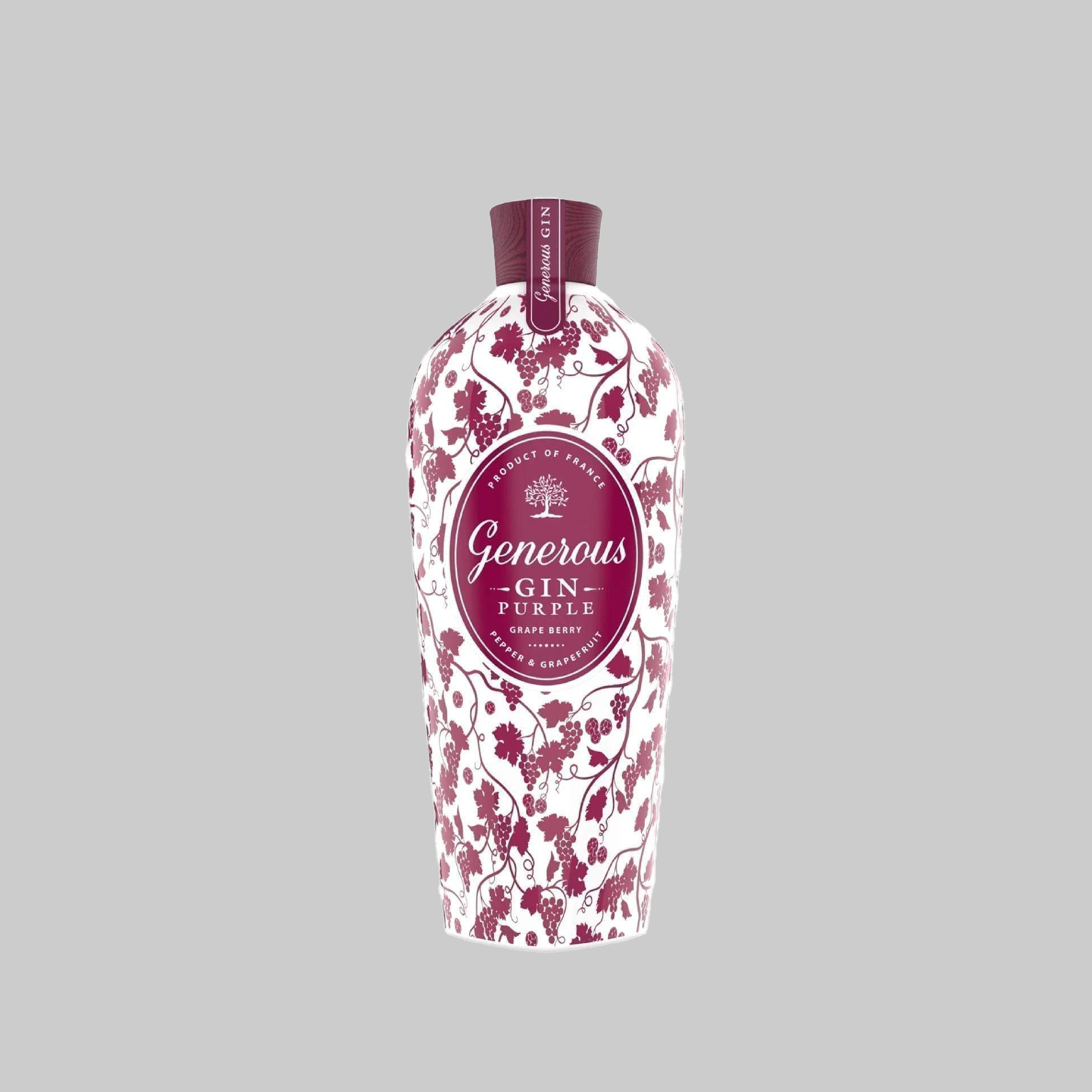 Generous Purple Gin 700ml 44.0% | TIME2DRINK